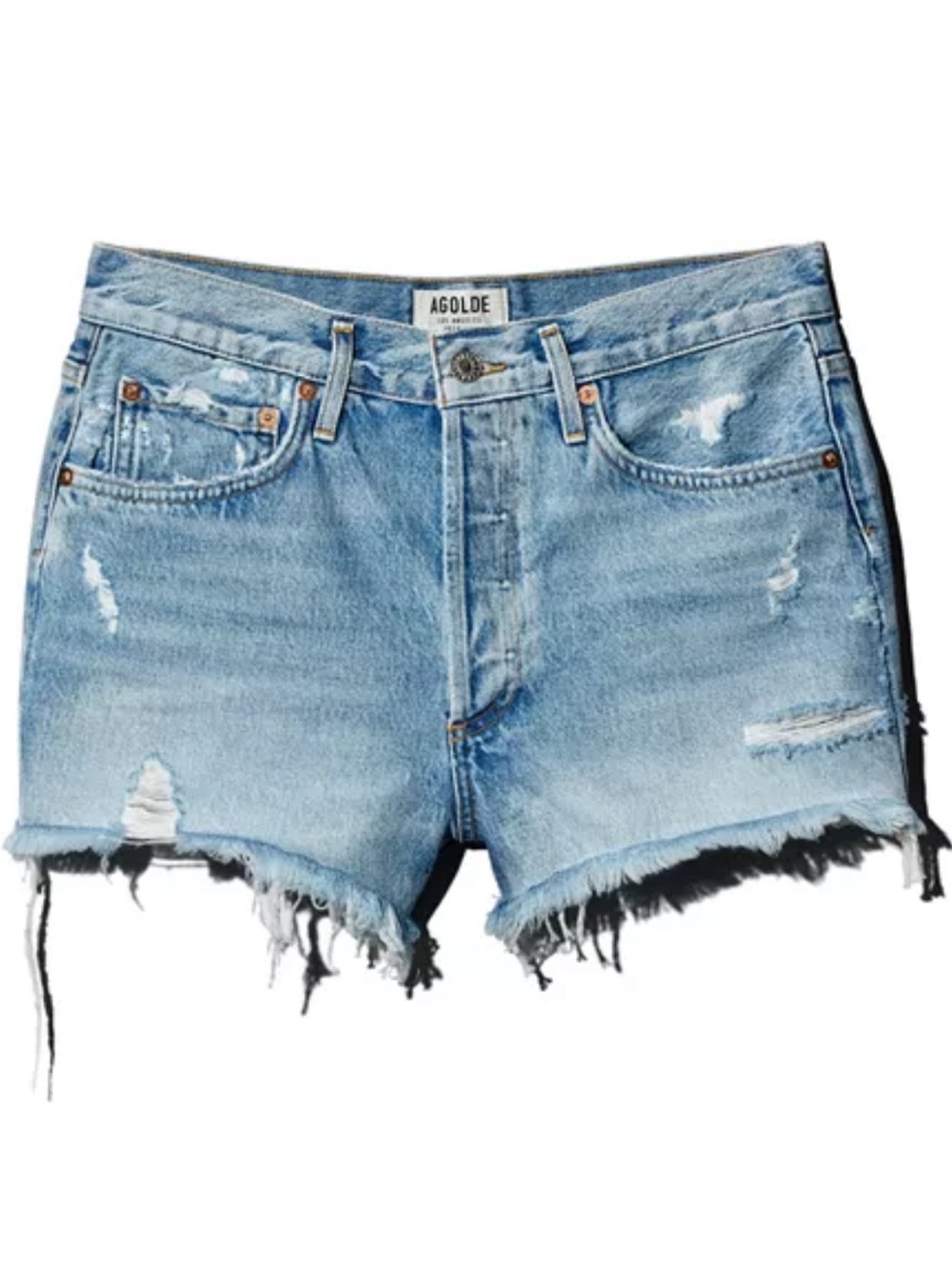 AGOLDE Parker Denim Cutoff Shorts